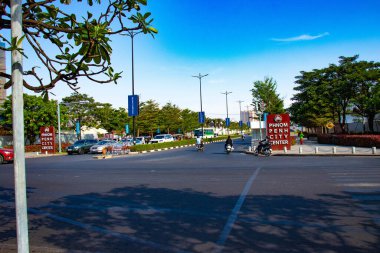 Phnom Penh, Kamboçya 'nın şehir manzarası 