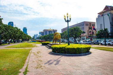 Gündüz Phnom Penh Şehri, Kamboçya 