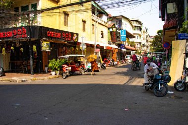Phnom Penh, Kamboçya 'nın şehir manzarası 