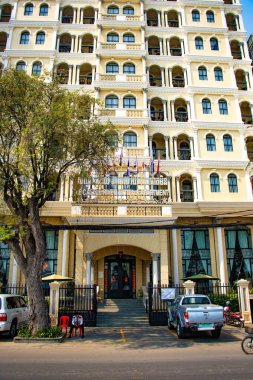 Phnom Penh, Kamboçya 'nın şehir manzarası 