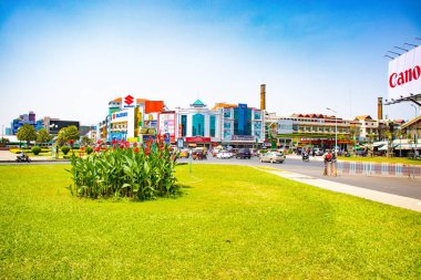 Phnom Penh, Kamboçya 'nın şehir manzarası 