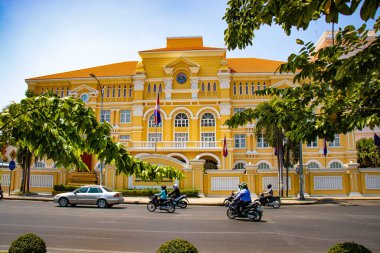 Phnom Penh, Kamboçya 'nın şehir manzarası 