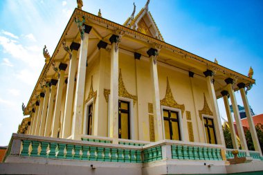 Phnom Penh, Kamboçya 'nın şehir manzarası 