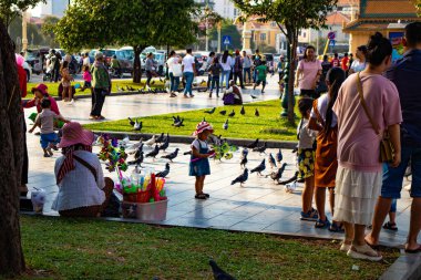 Phnom Penh, Kamboçya 'nın şehir manzarası 