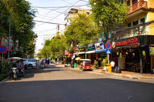 Phnom Penh Stad Dagtid Kambodja — Stockfoto