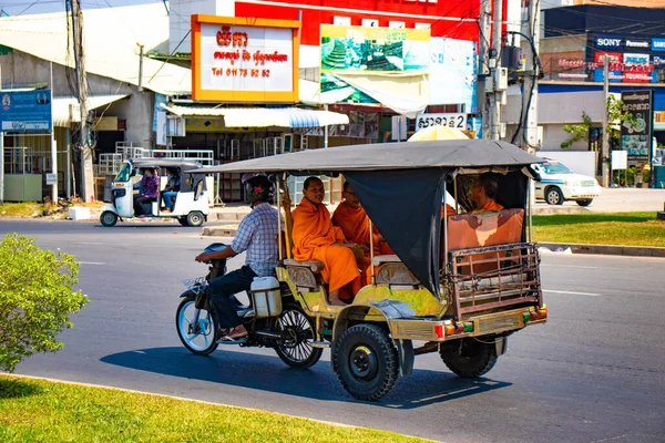 Городская Сцена Пномпеня Камбодия — стоковое фото