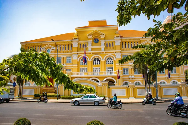 Phnom Penh Kamboçya Nın Şehir Manzarası — Stok fotoğraf