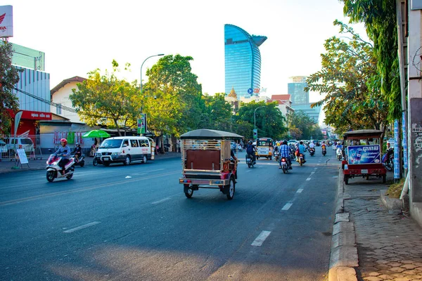 Escena Urbana Phnom Penh Camboya — Foto de Stock
