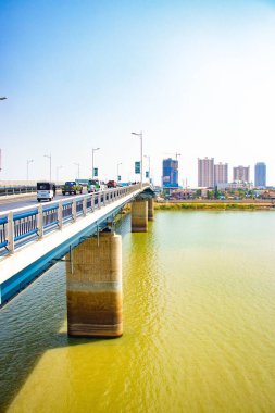 Phnom Penh, Kamboçya 'nın şehir manzarası 