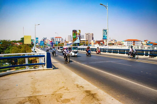 Daerah Perkotaan Phnom Penh Kamboja — Stok Foto