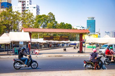 Kamboçya. Phnom Penh. Riverside Mekong İskelesi