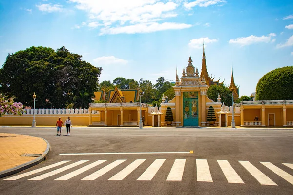 Kambodja Det Phnom Penh Äkta Palats — Stockfoto