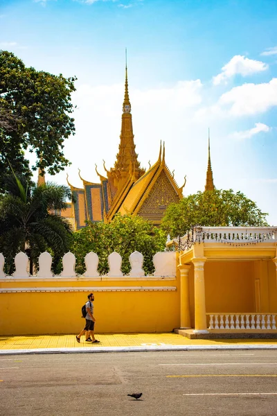 Kambodja Det Phnom Penh Äkta Palats — Stockfoto