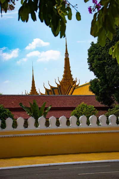 Kambodja Det Phnom Penh Äkta Palats — Stockfoto