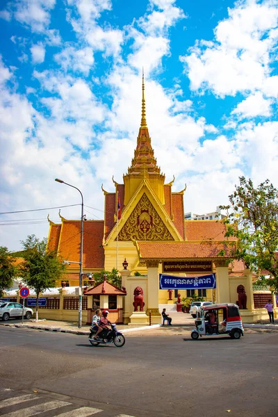 Kambodzsa Phnom Penh Vagyok Igazi Palota — Stock Fotó