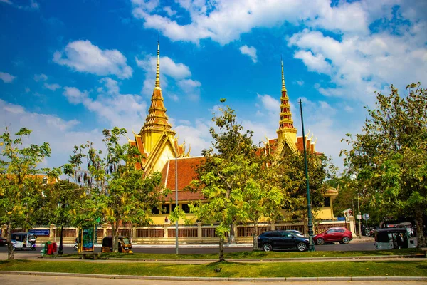 Camboya Phnom Penh Palacio Real —  Fotos de Stock