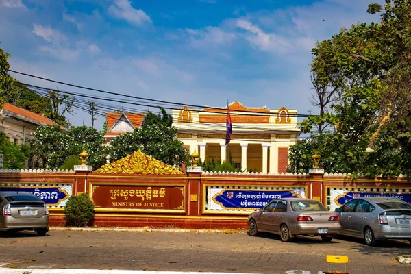 Kambodża Phnom Penh Prawdziwy Pałac — Zdjęcie stockowe