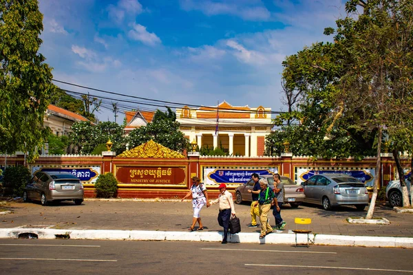 Kambodja Det Phnom Penh Äkta Palats — Stockfoto