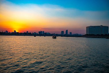 Kamboçya. Phnom Penh. Riverside Mekong İskelesi