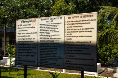 Kamboçya. Phnom Penh. Tuol Sleng Soykırım Müzesi