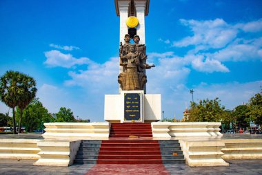 Kamboçya. Phnom Penh. Vietnam Kamboçya Anıtı