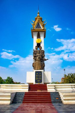 Kamboçya. Phnom Penh. Vietnam Kamboçya Anıtı