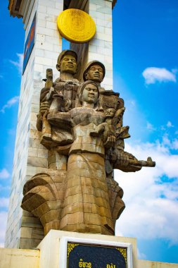 Kamboçya. Phnom Penh. Vietnam Kamboçya Anıtı