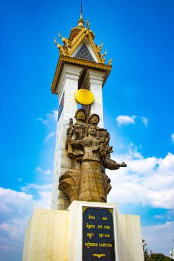 Kamboçya. Phnom Penh. Vietnam Kamboçya Anıtı