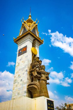 Kamboçya. Phnom Penh. Vietnam Kamboçya Anıtı