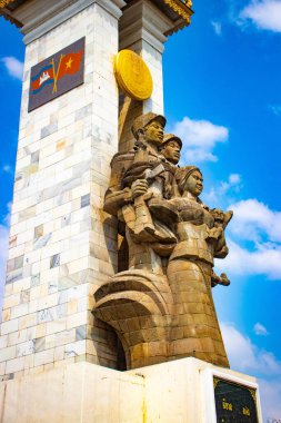 Kamboçya. Phnom Penh. Vietnam Kamboçya Anıtı