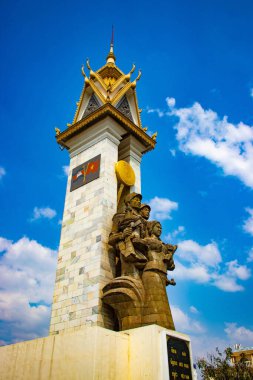 Kamboçya. Phnom Penh. Vietnam Kamboçya Anıtı