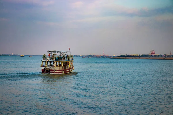 Kambodscha Phnom Penh Mekong Anlegestelle Fluss — Stockfoto