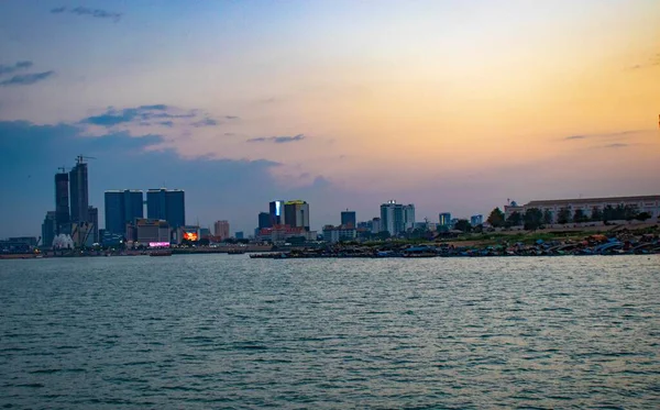 Kambodscha Phnom Penh Mekong Anlegestelle Fluss — Stockfoto