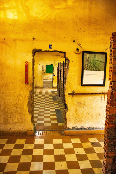 Cambodia. Phnom Penh. Tuol Sleng Genocide Museum