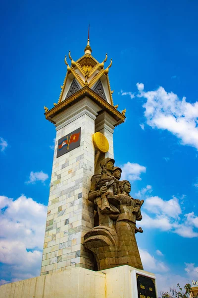 Cambodia Phnom Penh Vietna Cambodia Monument — Stock Photo, Image