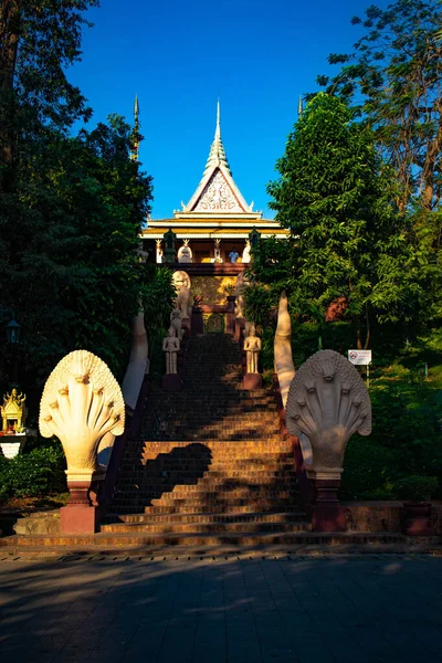 Kambodża Phnom Penh Jaka Świątynia Phnom — Zdjęcie stockowe