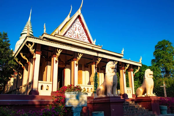 Camboja Phnom Penh Que Templo Phnom — Fotografia de Stock