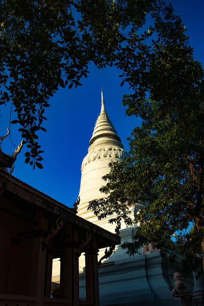 Camboja Phnom Penh Que Templo Phnom — Fotografia de Stock