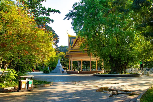 Cambodja Phnom Penh Wat Phnom Tempel — Stockfoto