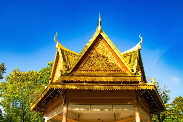 Camboja Phnom Penh Que Templo Phnom — Fotografia de Stock