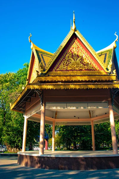 Camboja Phnom Penh Que Templo Phnom — Fotografia de Stock