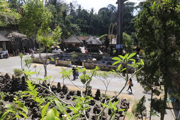 Templo Asiático Goa Gajah Indonésia — Fotografia de Stock