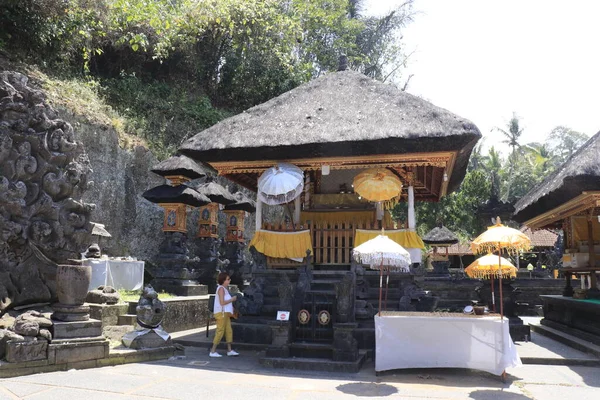 Temple Asiatique Goa Gajah Indonésie — Photo