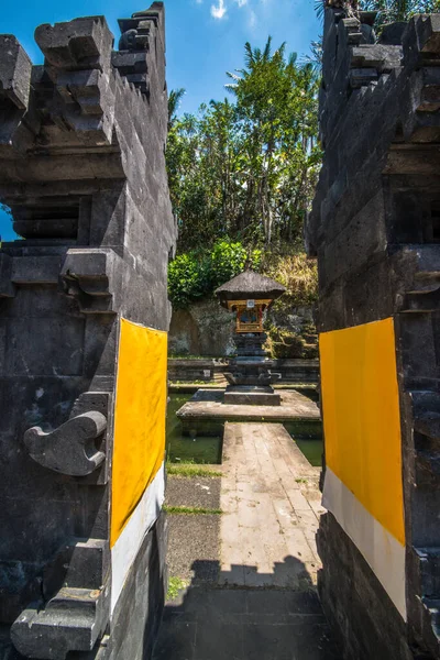 Templo Asiático Goa Gajah Indonesia — Foto de Stock