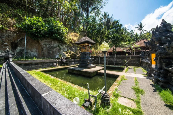 Templo Asiático Goa Gajah Indonesia — Foto de Stock