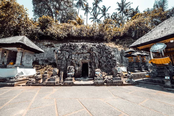 Temple Asiatique Goa Gajah Indonésie — Photo