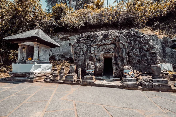 Aziatische Tempel Goa Gajah Indonesië — Stockfoto