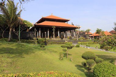 Endonezya 'da gündüz Tanah Lot Tapınağı 