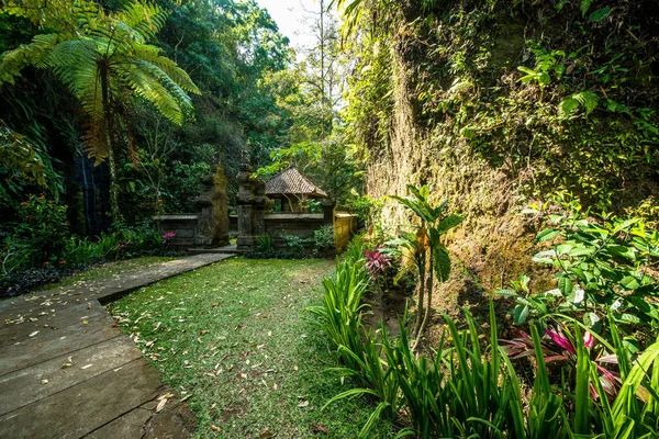 Goa Gajah Tempel Grondgebied Indonesië — Stockfoto