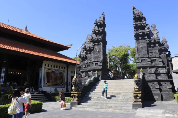 Tanah Lot Temple Durante Dia Indonésia — Fotografia de Stock